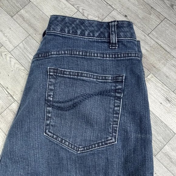 D & Co Womens Denim Jeans 12 Stretch Bootcut Medium Wash Outdoor Casual - Picture 5 of 16